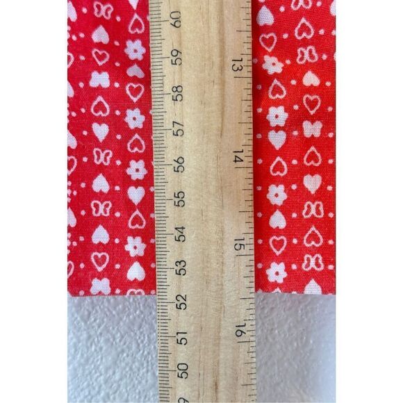 Vintage Toddle Time by JcPenny Toddler Girl’s Holiday Red & White Frilly Dress - Picture 6 of 8